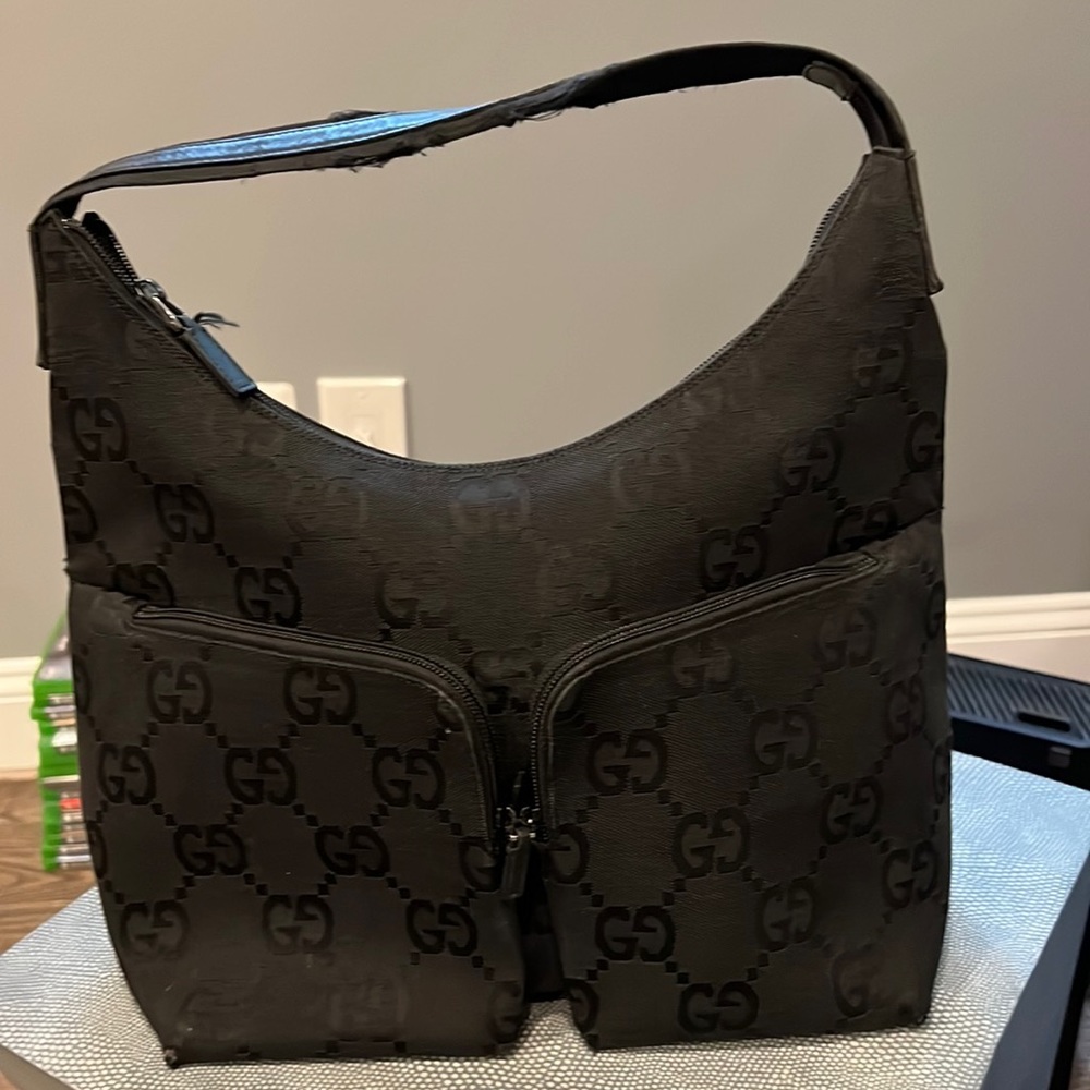 Gucci hobo fabric bag